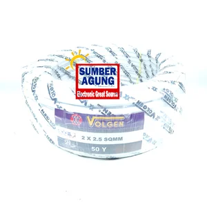 Kabel NYM 2x2.5 50Y VOLGEN Kabel Listrik NYM 2x2.5 mm 50Yard Kawat Tembaga Murni SNI