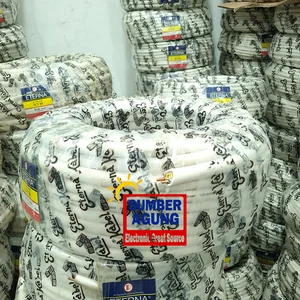 Eterna Kabel NYM 4x6 50M Kabel Putih Tunggal Serabut SNI Tinggi Panjang 50M Tahan Lama Aman