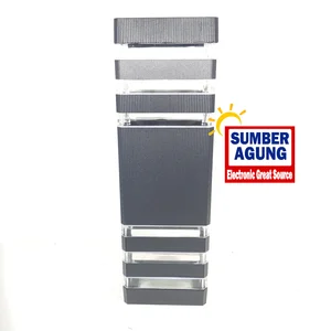 Brilliant Lampu Dinding Outdoor Teras Minimalis 2sisi 3garis 5193/2 Tahan Air Lampu Dua Arah Cahaya