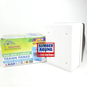 Mikotek Box MCB 4 Grup Premium Box MCB Tahan Panas Outbow Tempel 4 Slot