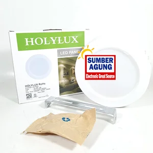 Holylux Panel Outbow Tempel 6W Warna Cahaya Wharm White 3000K Body Putih