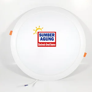 Fsl Lampu Downlight 30w Cahaya Putih Terang 6500k Lampu Panel Tanam Bentuk Bulat