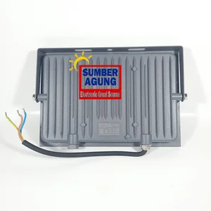 Ecova Kap Sorot 100w Putih Coral Lampu Outdoor Hemat Energi dan Tahan Lama