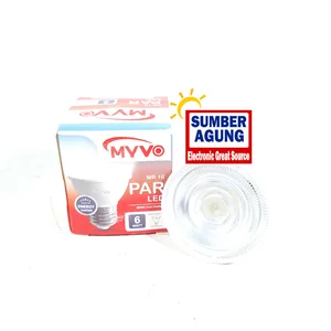 Myvo Lampu Par E27 Warna Cahaya Putih 6500K Myvo Lampu Led Spotlight