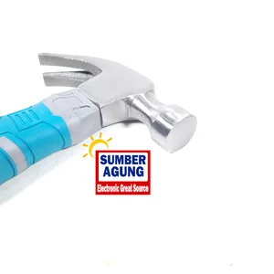 Inscom Palu Konde Fiber Lapis Karet 8 OZ Palu Gagang Karet Ukuran 8oz