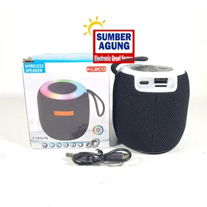 Fleco Speaker F1914FB Speaker Wireless Bluethooth Speaker Mini Suara Maksimal