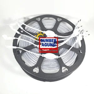 Visco Lampu Strip Led Warna Biru Model Jepit Panjang 100m Lampu Hias Plafon Lampu Selang Hias