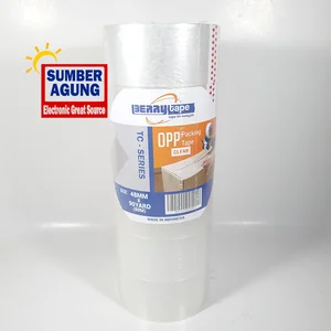 Berry Tape Clear Packaging Tape 48mm x 80m – Multipurpose Adhesive with Stronger Bonding Power
