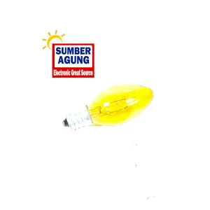 Gaxindo Lampu Lombok E12 Warna Kuning Lampu Lombok Fitting Kecil E12