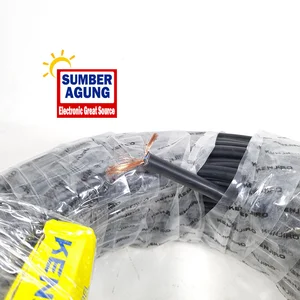 Kenjiro Kabel HY 2X2.5 Kabel Serabut Panjang 50Y SNI Warna Hitam