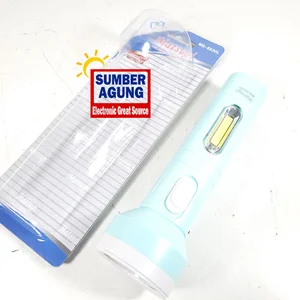 Matsugi Senter Tangan Cas MG8530L Senter Tangan Charger Cahaya Putih Terang Super Awet