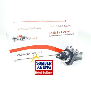 Fort Selector Switch 25mm Black 2 Position SS2511/2-B Selector Switch Panah