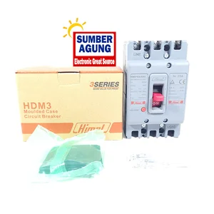 Himel MCCB Pemutus Arus Listrik 3P 25kA 80A MCCB 3 Pas 3 Pole 80 Ampere