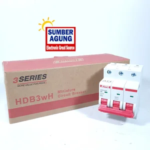 Himel MCB 3P 6A Pemutus Arus Listrik 3 Pas 6 Ampere Himel
