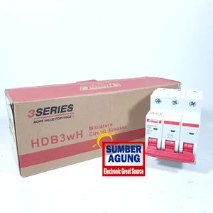 Himel MCB 3P 32A Pemutus Arus Listrik 3 Pas 32 Ampere Himel