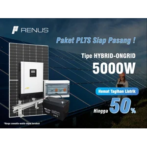 Solar Panel / Solar Cell PLTS HYBRID ONGRID 5000W