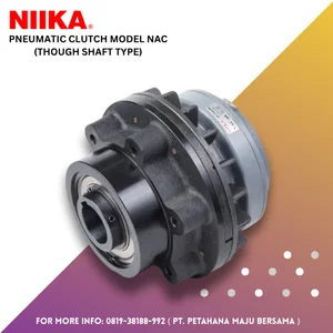 NIIKA Clutch Kopling Pneumatik Model NAC (Tipe Through Shaft)