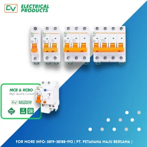 Pemutus Sirkuit Miniatur dan Pemutus Sirkuit Arus Sisa dengan Perlindungan Arus Lebih MCB & RCBO