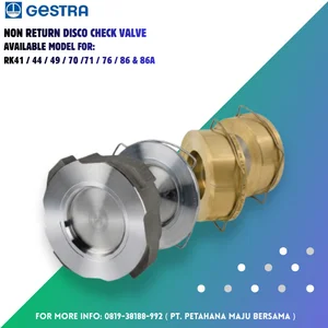Non Return Disco Check Valve merek GESTRA Type RK