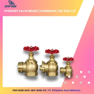 Katup Hydrant ( Hydrant Valve ) Merek Onfire Ukuran Kuningan: 1.5 inci