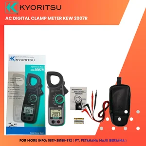 AC Tang ampere Meter Digital ( AC Digital Clamp Meter ) Merek: Kyoritsu Model: 2007R