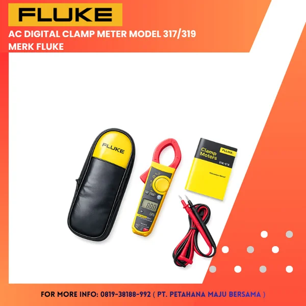 Tang Amper Meter Digital ( Clamp Meter Digital ) Merek Fluke Tipe 317/319