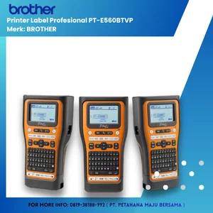 Printer Label Merek Brother Model PT-E560BTVP 
