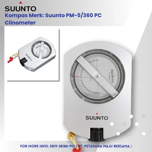 kompas Klinometer genggam Merk Suunto ( Compass handheld clinometer ) model PM-5/360 PC