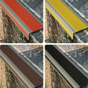 List step tangga Pengaman Anti Slip type Lebar = 5cm  Step Nosing + Perekat Lebar = 50mm