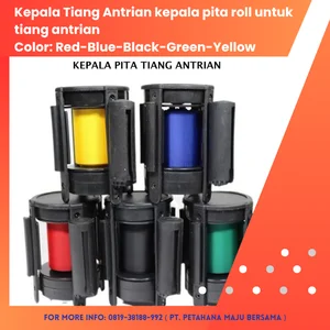 Kepala Pita Roll untuk Tiang Antrian 