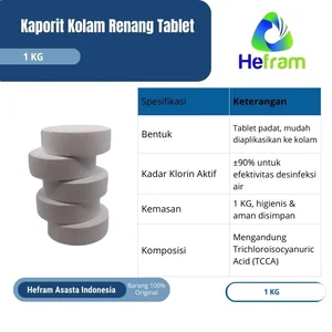 Kaporit Kolam Renang Tablet 1Kg
