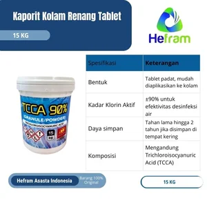 Kaporit Kolam Renang Tablet 15Kg