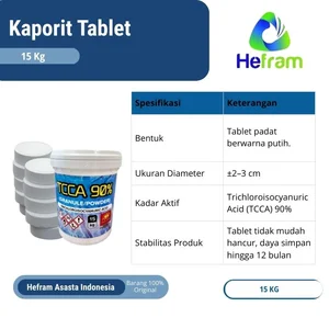 Kaporit Tablet 15Kg kecil asli