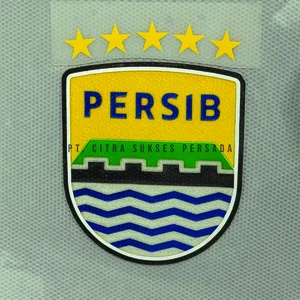 Logo Persib 3D Silicone Tatami Heat Transfer Label bahan TPU