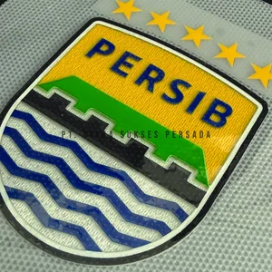 Logo Persib 3D Silicone Tatami Heat Transfer Label bahan TPU