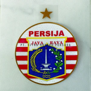 [Citra Sukses Persada] Logo Persija 3D Silicone Tatami Heat Transfer Label bahan TPU