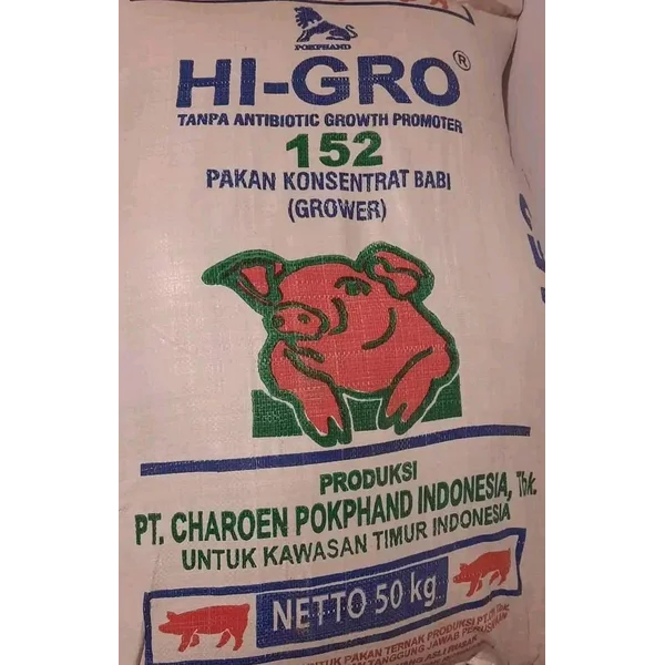 Pakan Babi HI GRO 152 Konsentrat Untuk Babi Sapihan