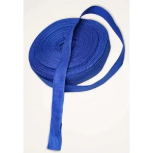 Tali Webbing Tas Biru Motif W