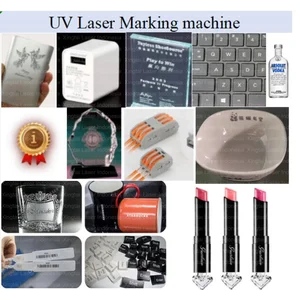 Mesin UV Laser Marking/Mesin Laser Engraving Tipe Meja dengan Komputer