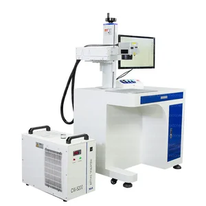 Mesin UV Laser Marking/Mesin Laser Engraving Tipe Meja dengan Komputer