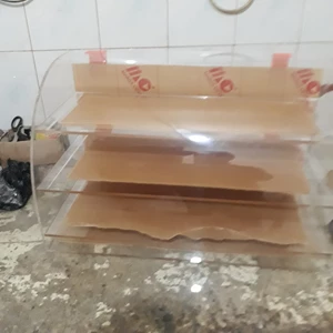 Clear Acrylic Display For Bread 3Mm Thickness