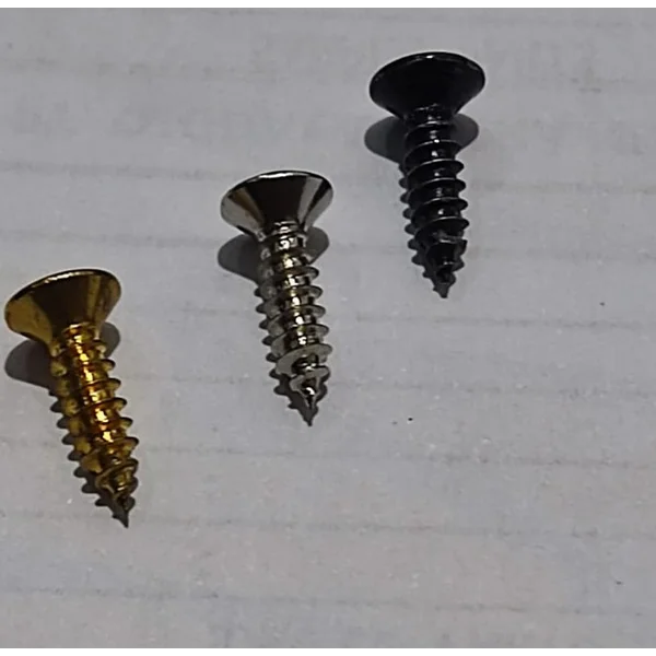 Screw pickguard gitar dan bass /Sekrup baut Gitar pickguard warna hitam M3x12