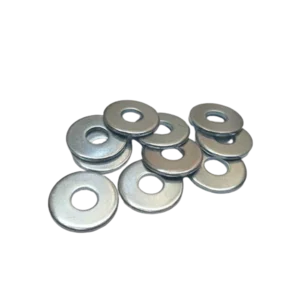 Ring baut/ Ring plate / Washer Plain M8 White tebal 1mm