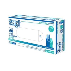 Pre-Powder Latex Gloves Size S Sensi other medical equipment