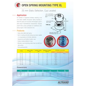 spring mounting untuk pompa air chiller type XL 99