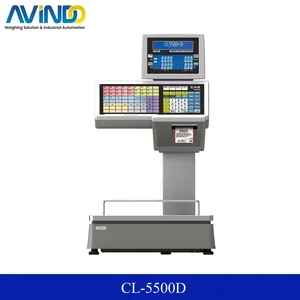 Timbangan SCALE LABEL CAS CL-5500D 15kg/30kg