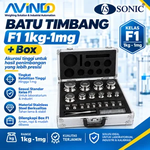 Anak Timbangan Class F1 1kg - 1mg + box