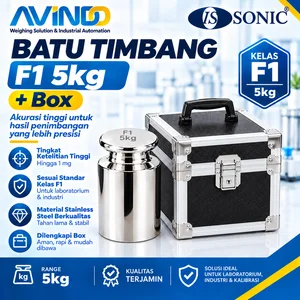Anak Timbangan Class F1 5kg + Box