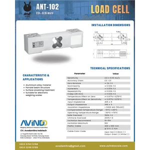 LOAD CELL ANT-102 2.0- 0.15 MV