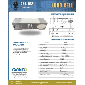 LOAD CELL ANT-103 2.0 - 0.15 MV